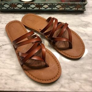 Brown sandals